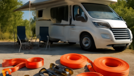 Camper in vacanza: il kit cinghie da portare sempre con se