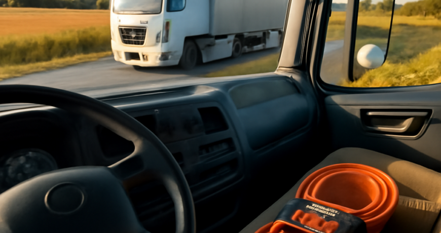 Camion long-haul estivi: cinghie TRUCK POWER RBK di scorta in cabina