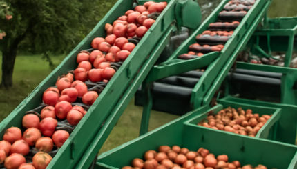 Macchine per la frutta: cinghie su raccoglitori e selezionatrici