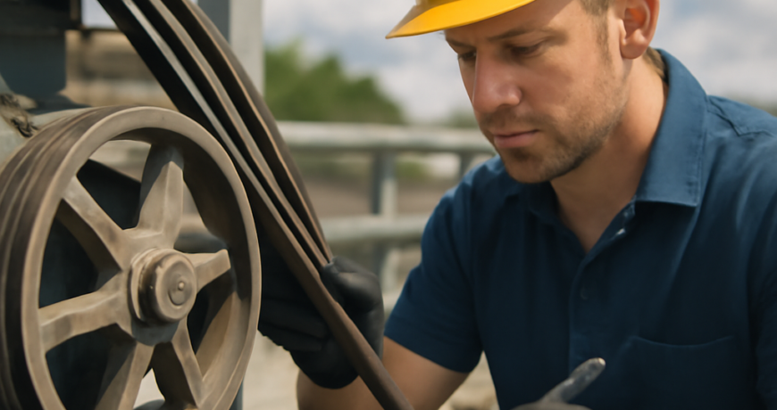 Manutenzione preventiva estiva: check-list completa per cinghie industriali