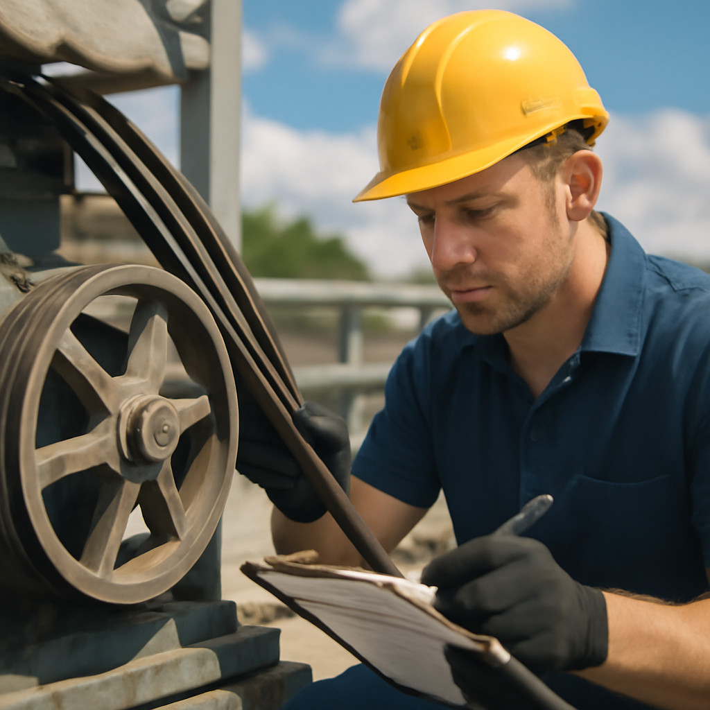 Manutenzione preventiva estiva: check-list completa per cinghie industriali
