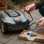 Robot rasaerba: fine stagione e ricambi cinghia lame