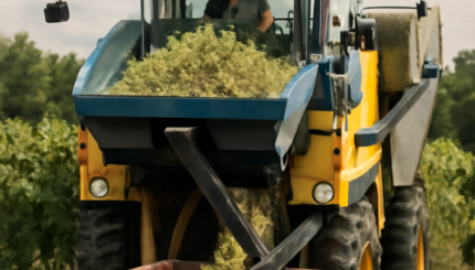 Vendemmia in arrivo: cinghie su vendemmiatrici e diraspatrici
